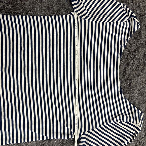 Navy Blue & White Striped Top! - Picture 9 of 11